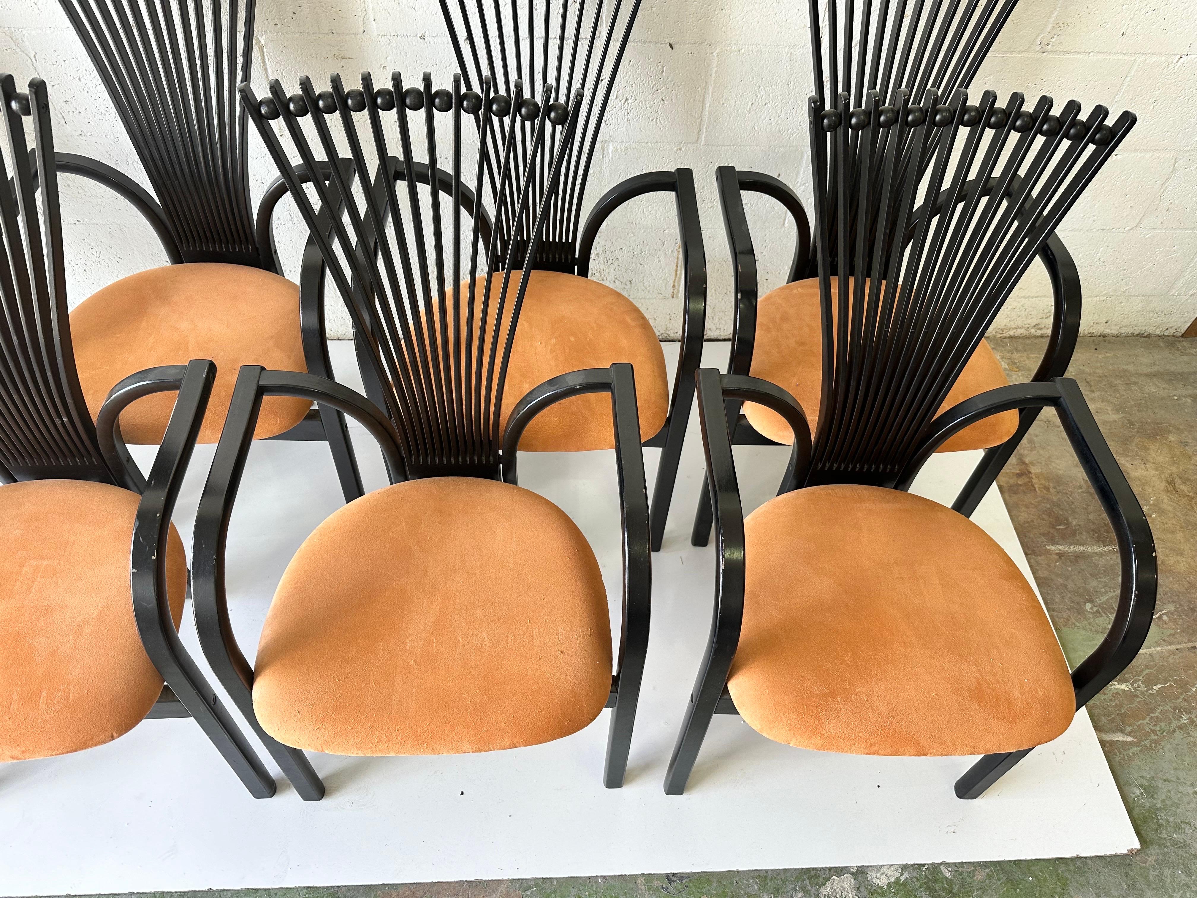 Fin du 20e siècle Ensemble de 8 fauteuils Totem de Torstein  Nielsen pour Westnofa en vente