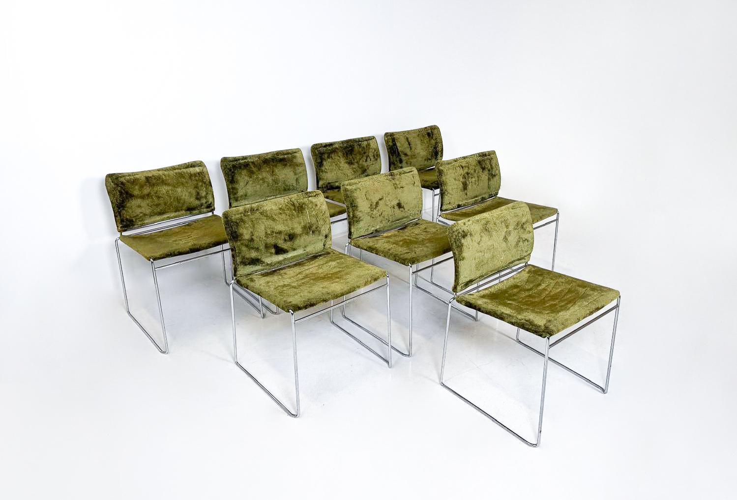 Set di 8 sedie Tulu di Kazuhide Takahama, 1969 in vendita 1
