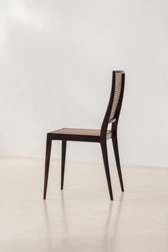 Ensemble de 8 chaises Unilabor MT 552, Geraldo de Barros, années 1960, design brésilien