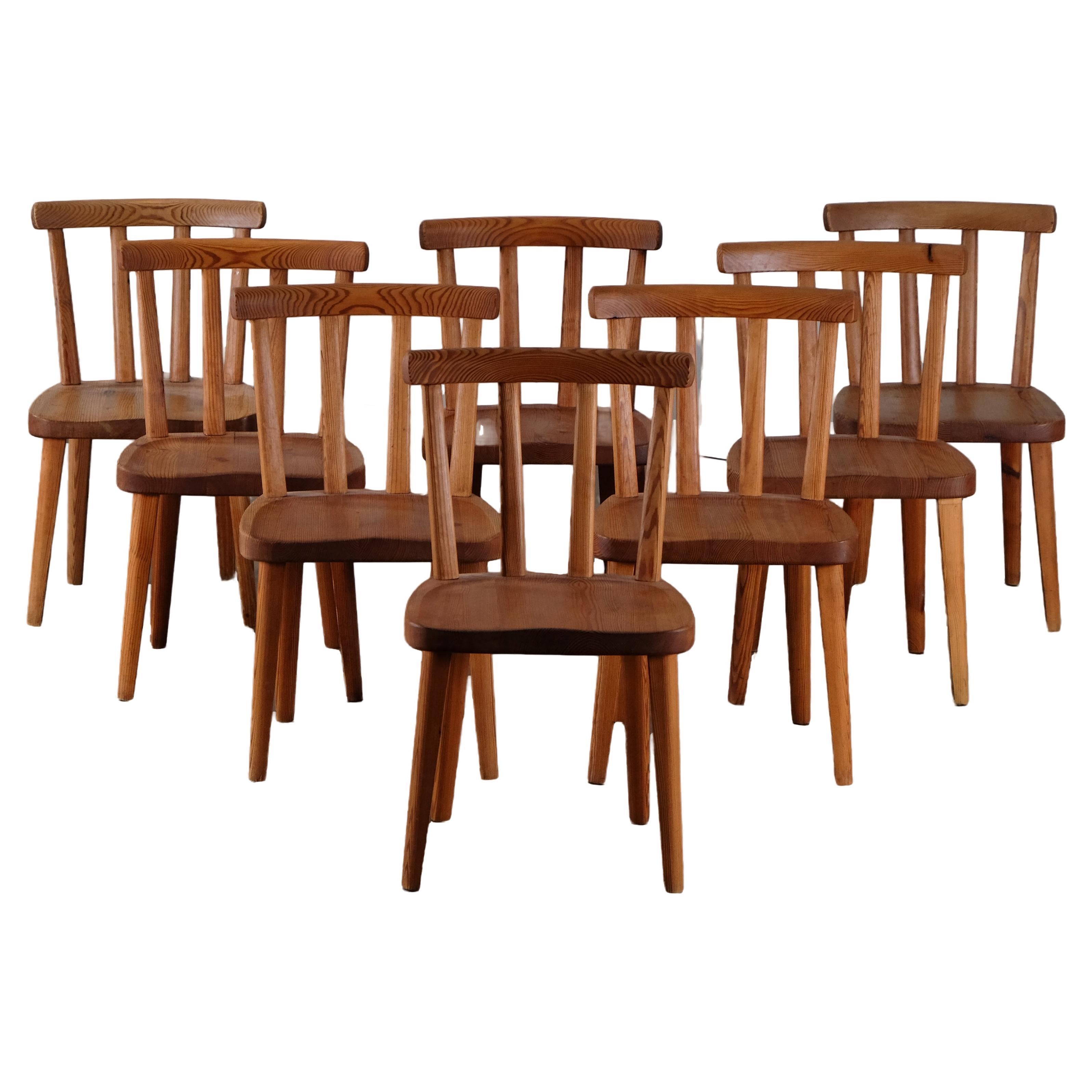Set of 8 "Utö" Chairs by Axel-Einar Hjorth, 1930s