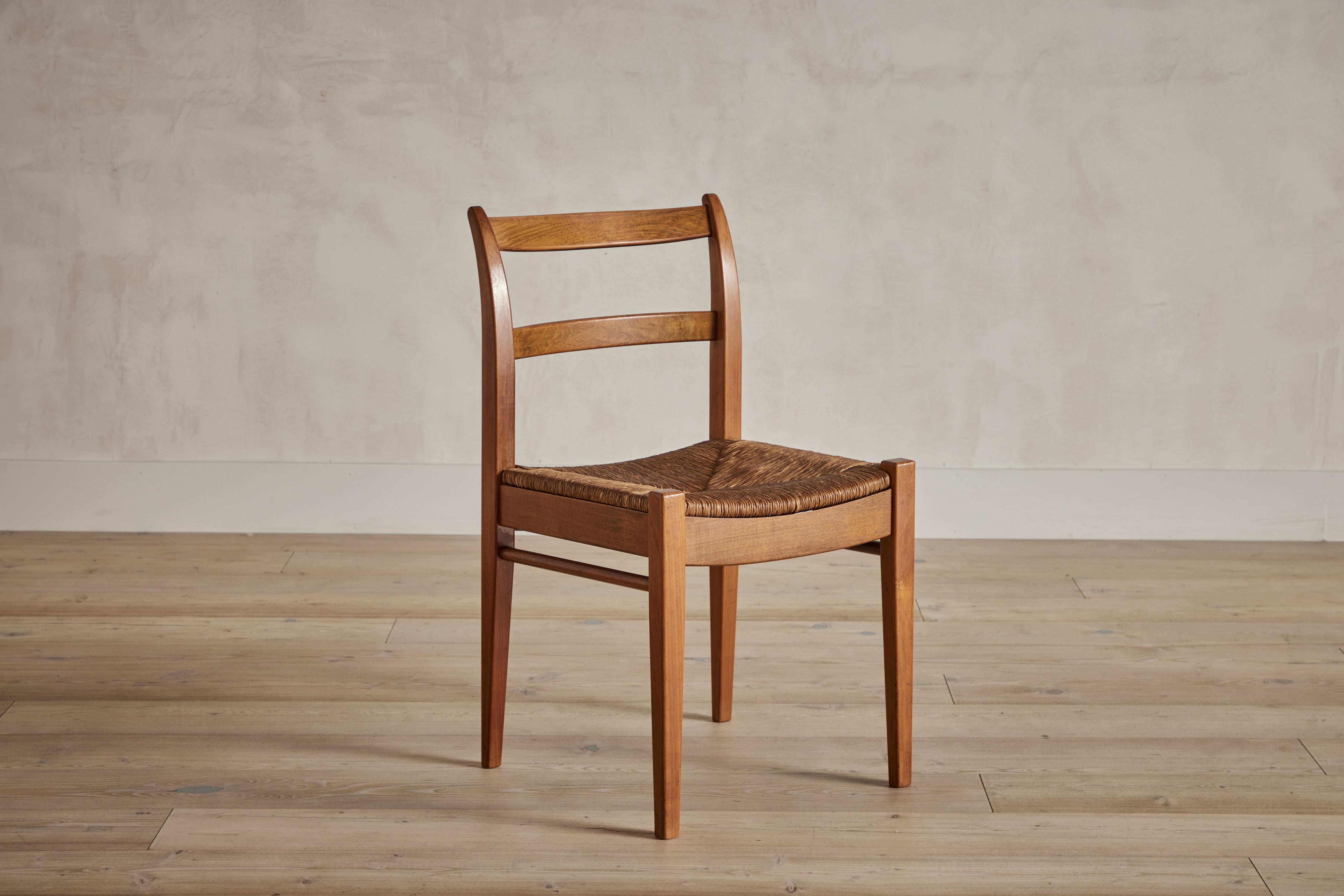 Scandinavian Modern Set of 8 Van Den Berghe Chairs