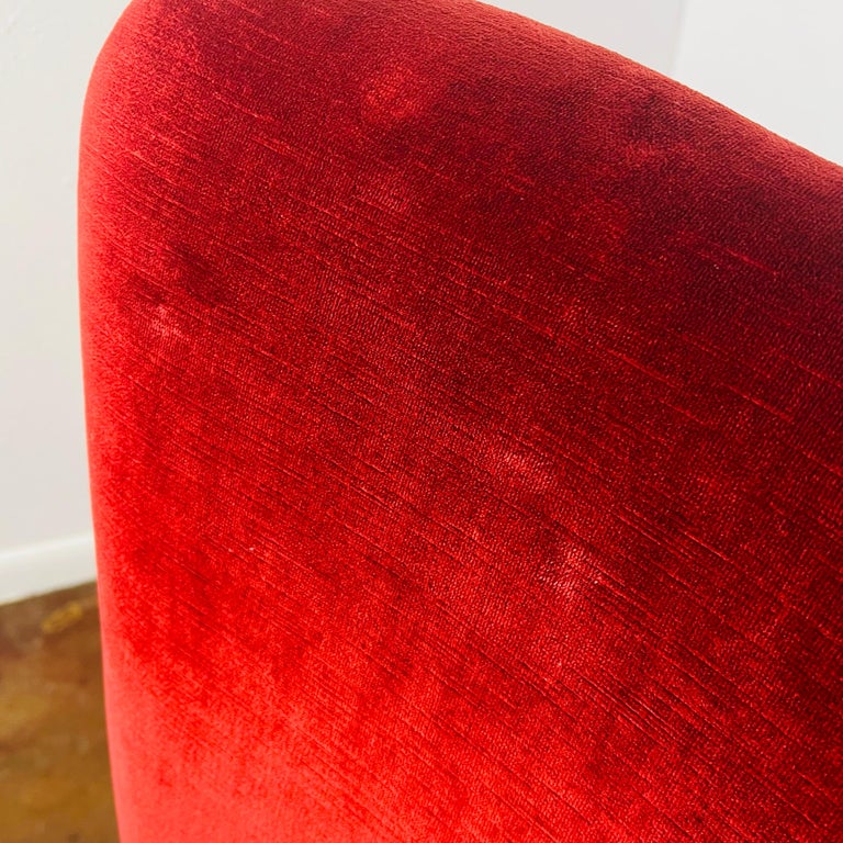 Set of 8 Velvet Bernhardt Dining Chairs For Sale at 1stDibs