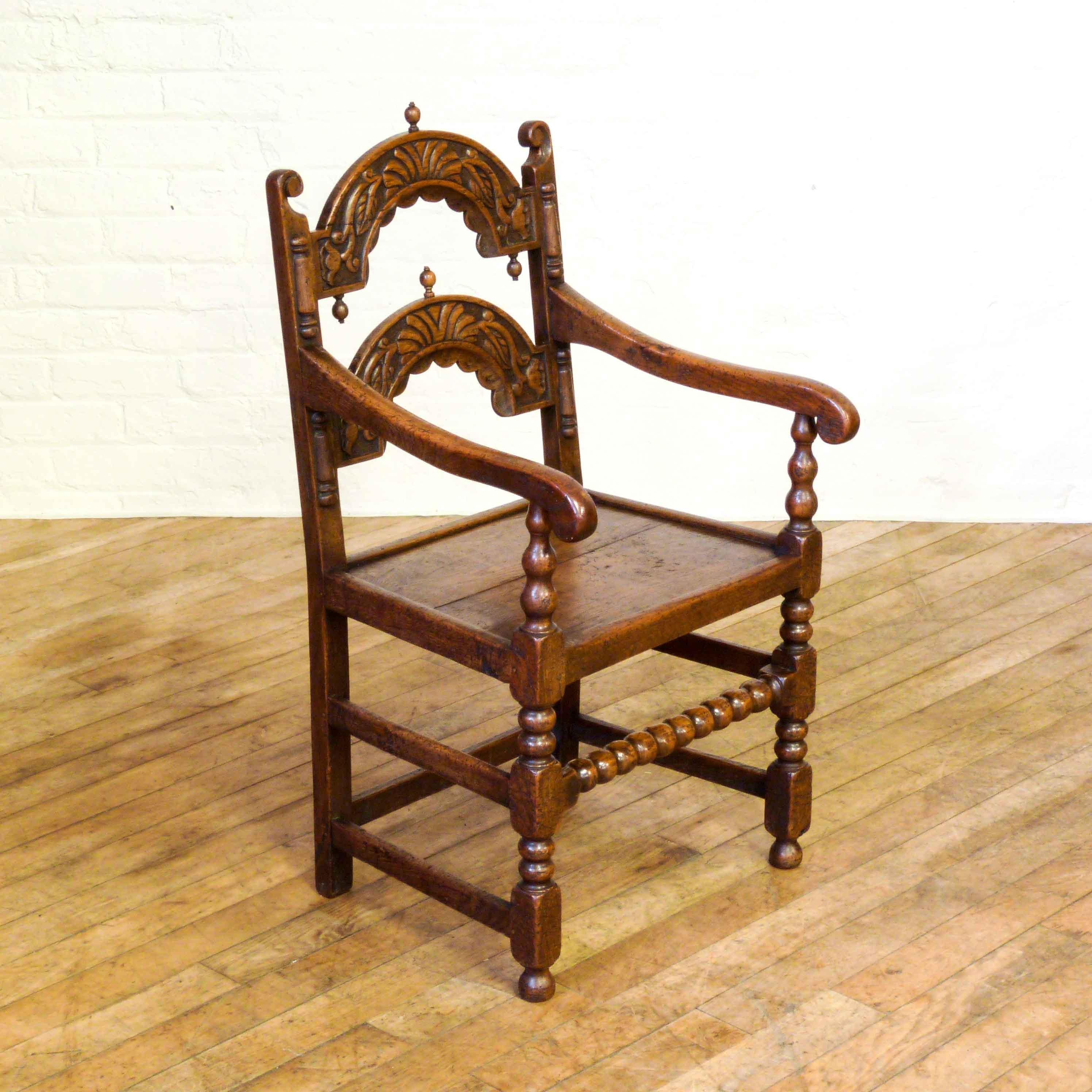 English Set of 8 Victorian Derbyshire Style Chairs For Sale