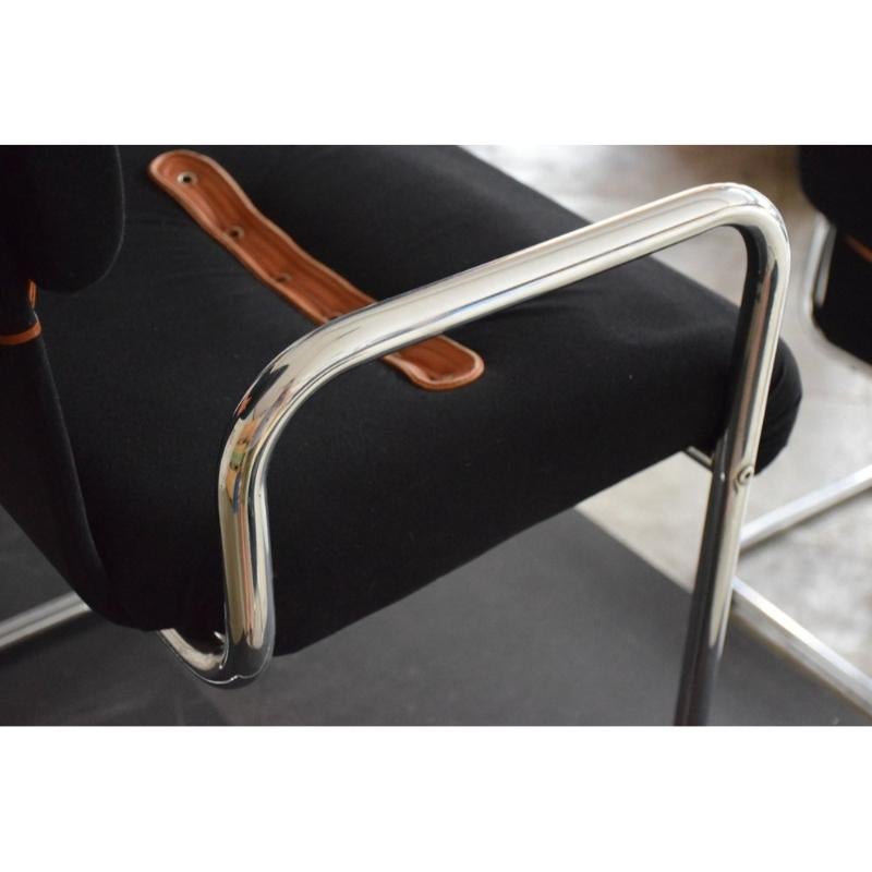 Set of 8 Vintage Armchairs by Guido Faleschini, Italy, 1970s For Sale 6