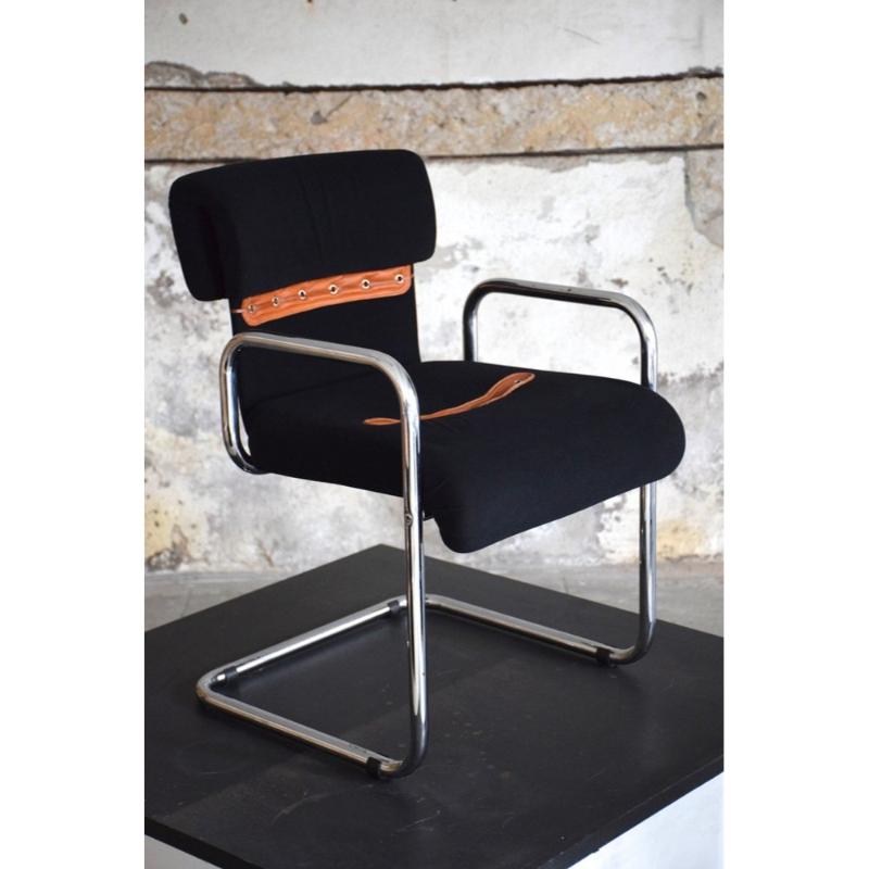 Set of 8 Vintage Armchairs by Guido Faleschini, Italy, 1970s For Sale 7