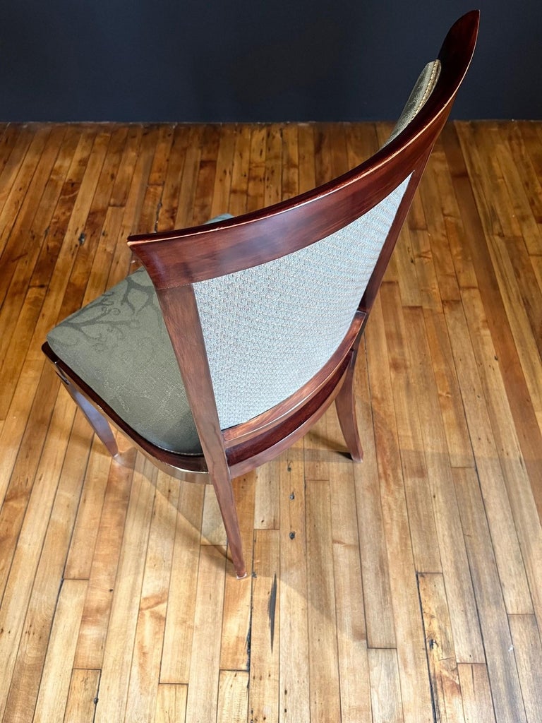 Set of 8 Vintage Art Deco Dining Room Chairs For Sale at 1stDibs