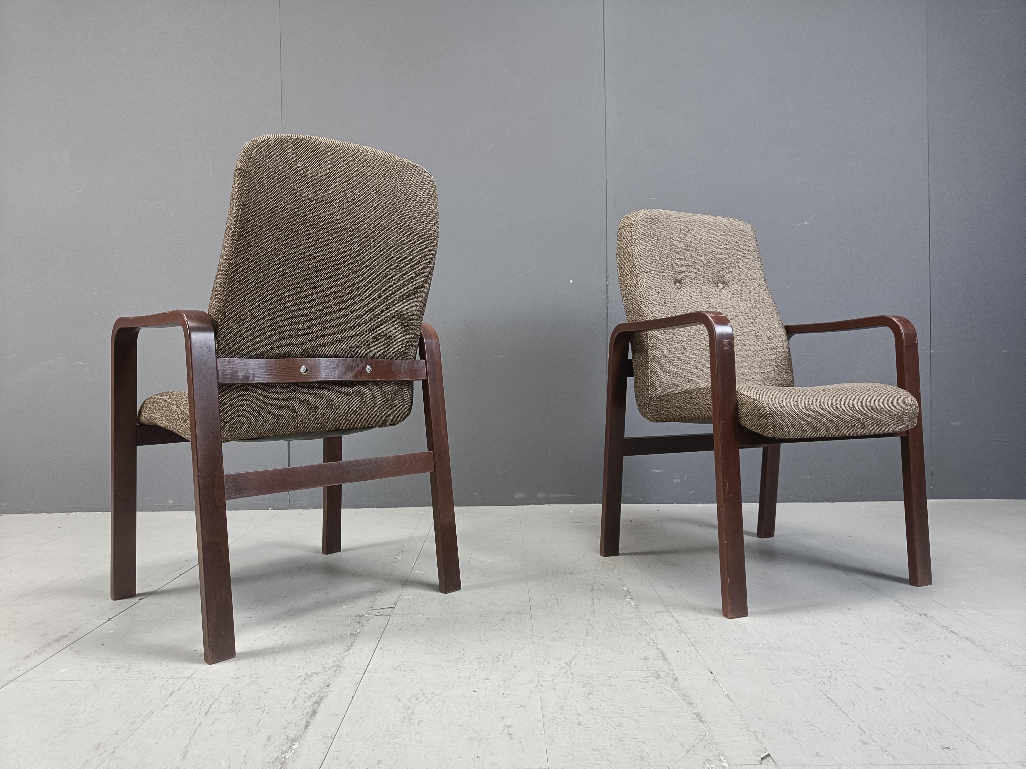 Set of 8 vintage bentwood armchairs, 1993 For Sale 4