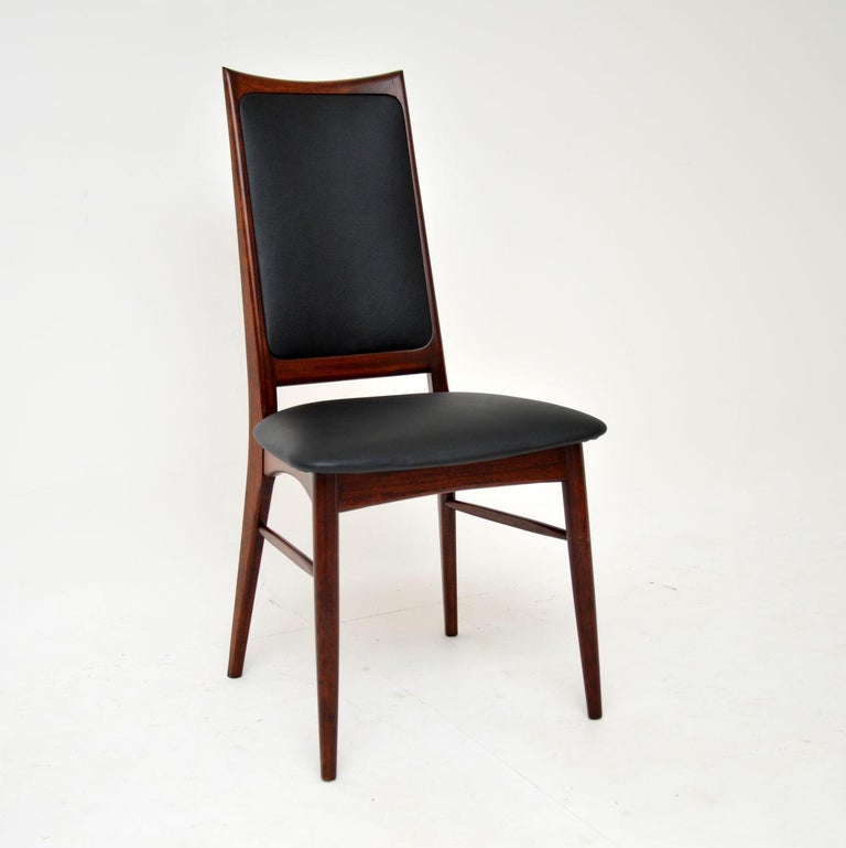 Set of 8 Vintage Danish Dining Chairs by Niels Koefoed For Sale at 1stDibs