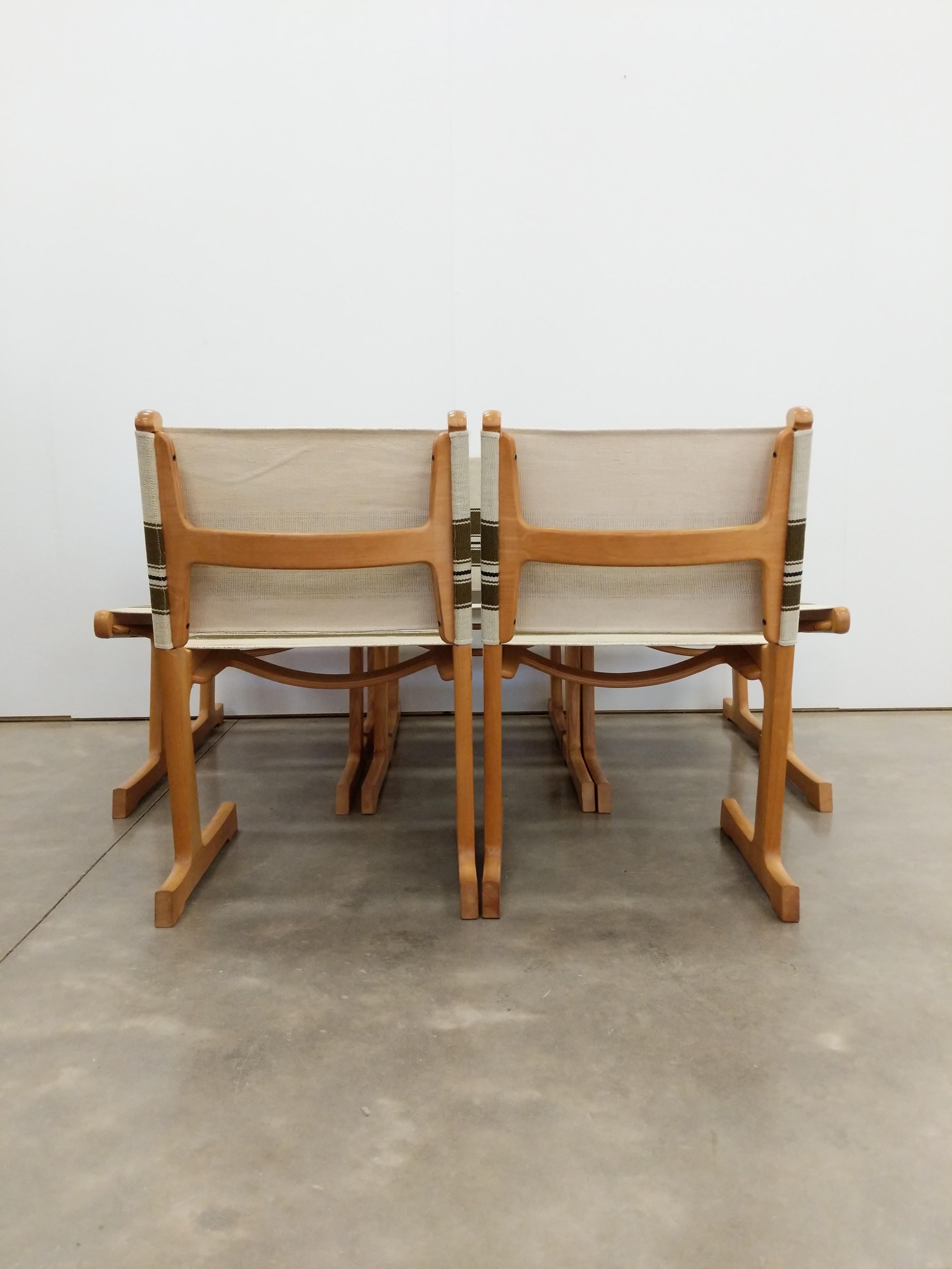 Mid-Century Modern Set of 8 Vintage Danish Modern Oak Dining Chairs by Ditte & Adrian Heath