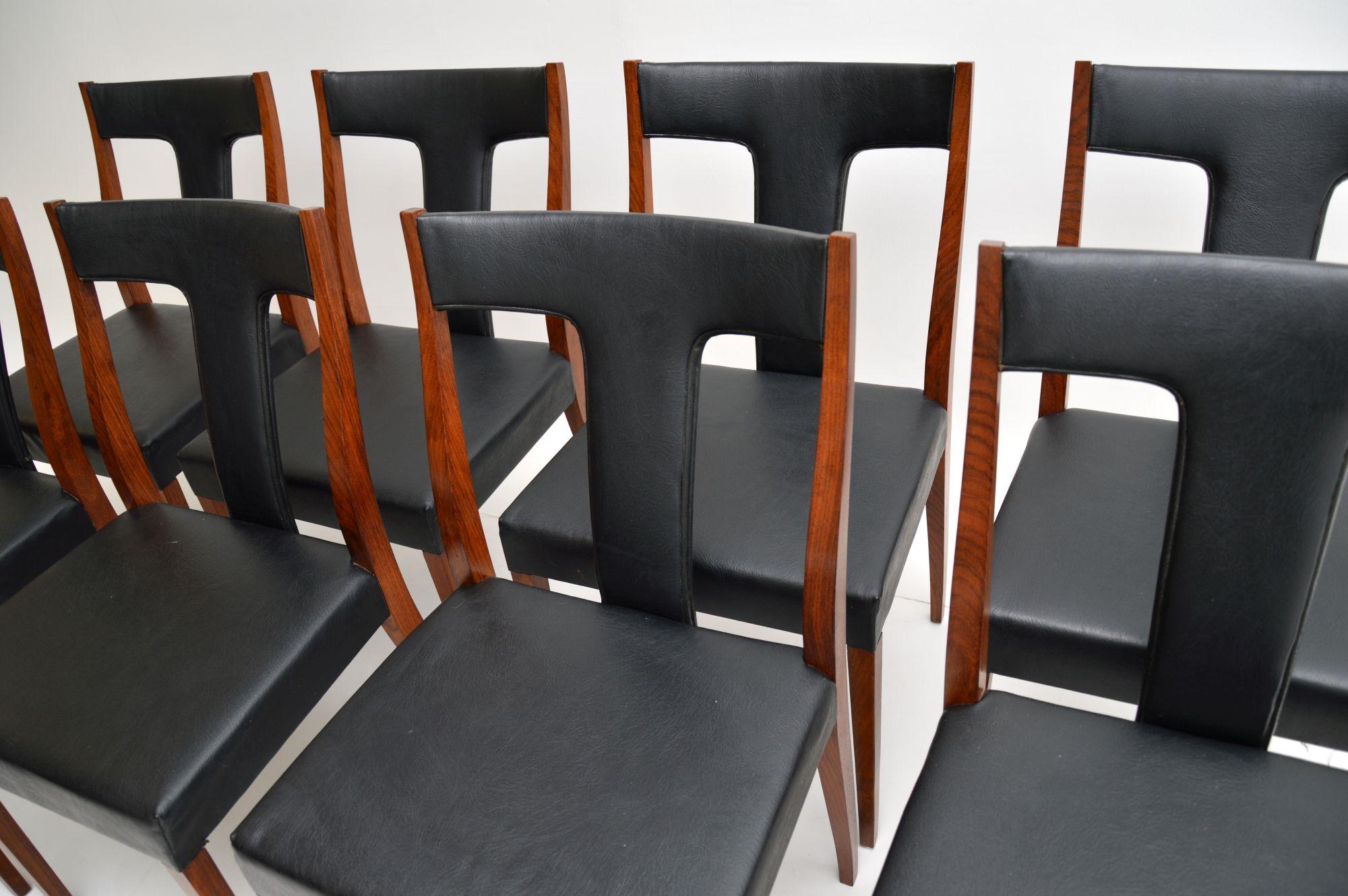 Set of 8 Vintage Dining Chairs by Robert Heritage 3
