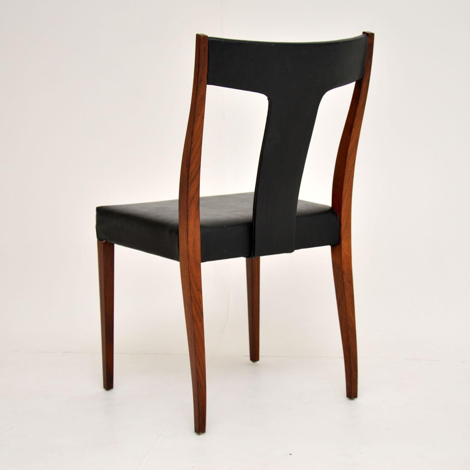 Mid-Century Modern Set of 8 Vintage Dining Chairs by Robert Heritage