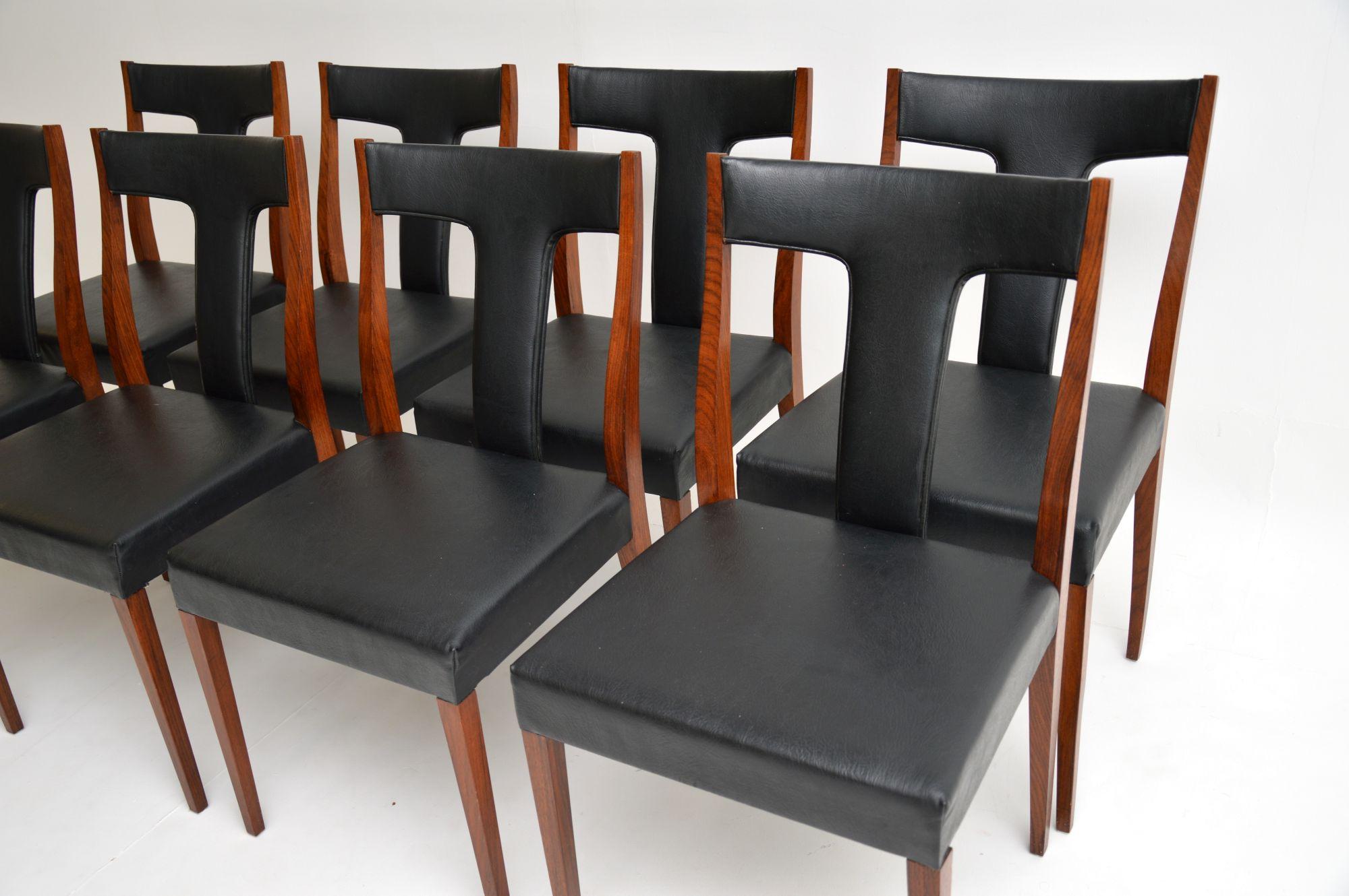 Set of 8 Vintage Dining Chairs by Robert Heritage In Good Condition In London, GB