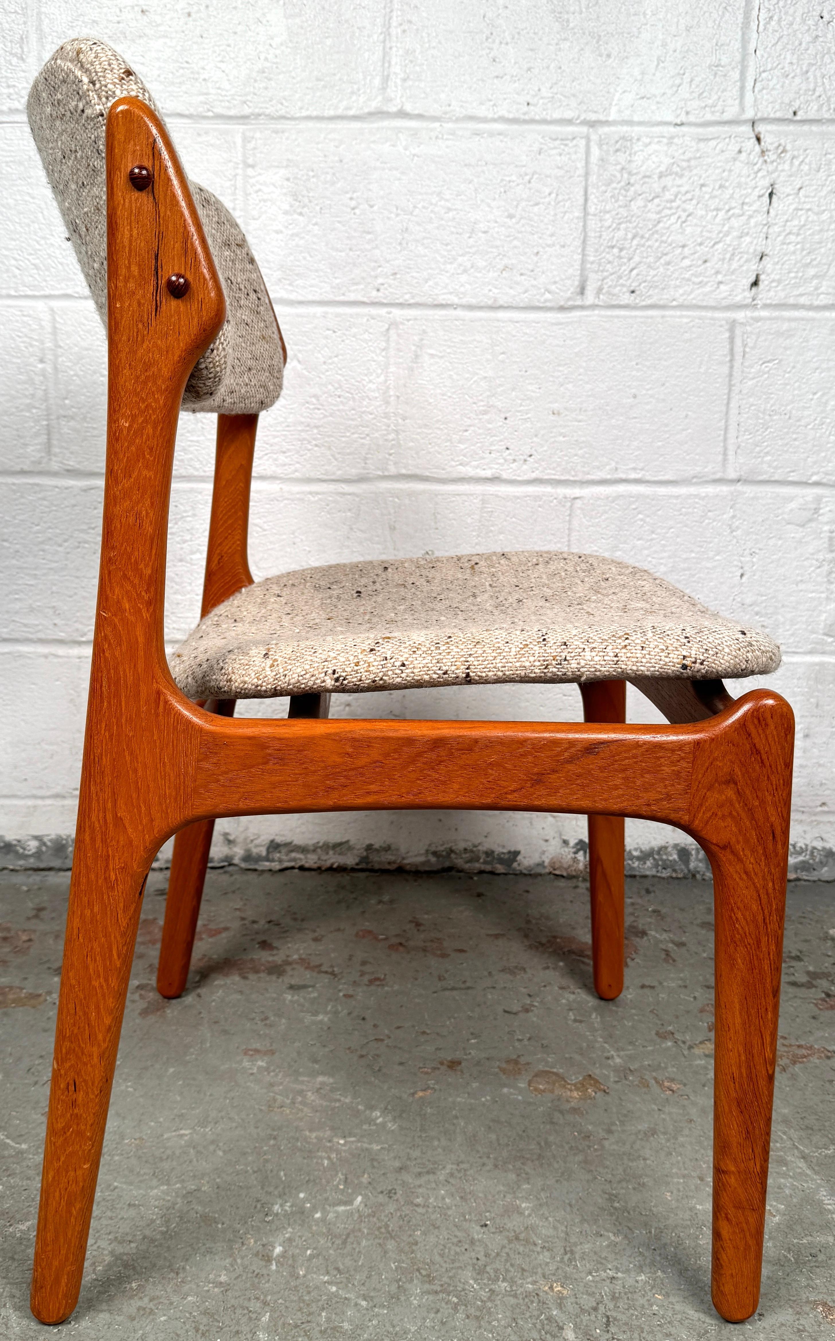 Satz von 8 Vintage Esszimmerstühlen von Erik Buch Model No. 50 für O.D. Møbler im Angebot 9