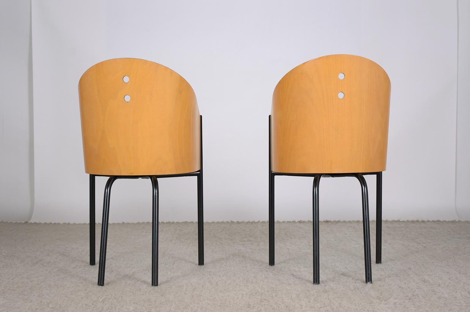 Vintage Mid-Century Dining Chairs: Elegance in Barrel Back Design For Sale 8