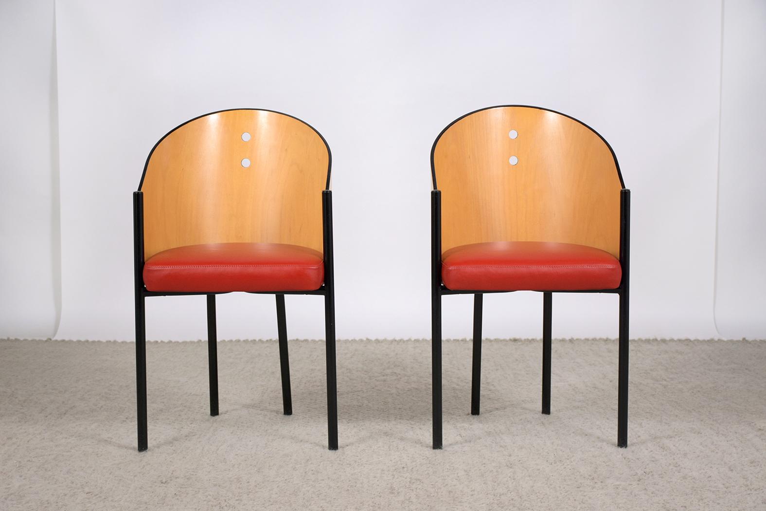 American Vintage Mid-Century Dining Chairs: Elegance in Barrel Back Design For Sale