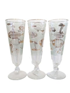 Satz von 8 Vintage-Pilsgläsern von Libbey Glass Co.