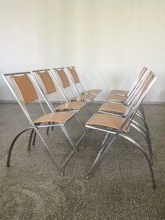 Set of 8 Vintage Postmodern Karl Friedrich Förster Hunter Chairs Germany 1980s