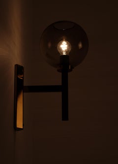 Set von 8 Wandleuchten von Holger Johansson, Schweden, 1970er Jahre