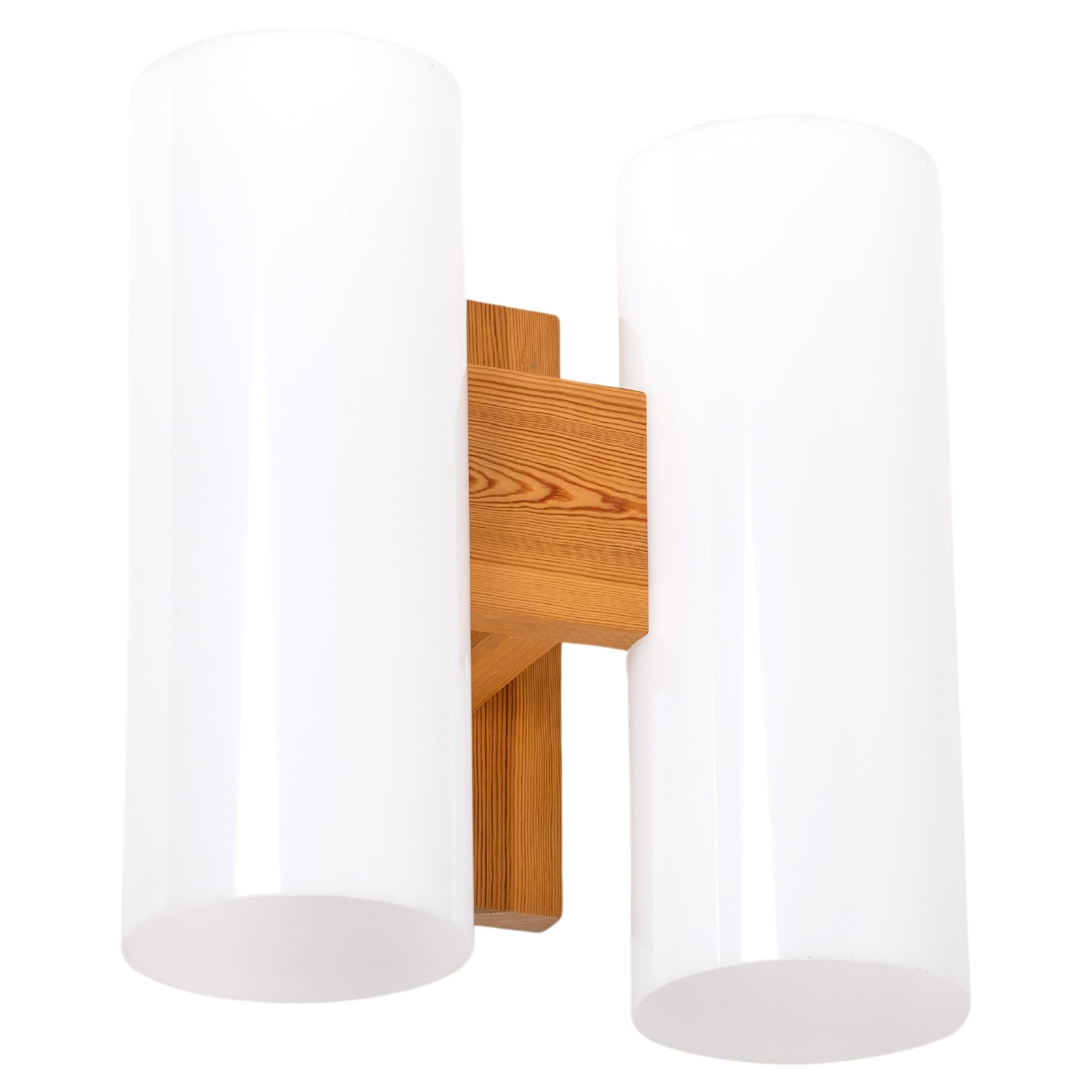 Set of 8 Wall Lamps by Uno & Östen Kristiansson for Luxus, 1960s For Sale