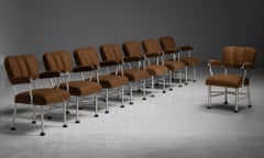 Set of (8) Warren McArthur Dining Chairs, America circa 1940