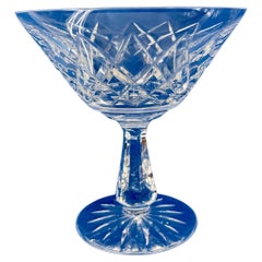 Set of 8 Waterford Cut Crystal Sherbet and Champagne Glasses