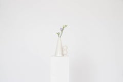 Set von 8 weißen glänzenden Kaori-Vasen von Valeria Vasi