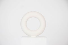 Set von 8 weißen, matten Vacuum-Vasen von Valeria Vasi