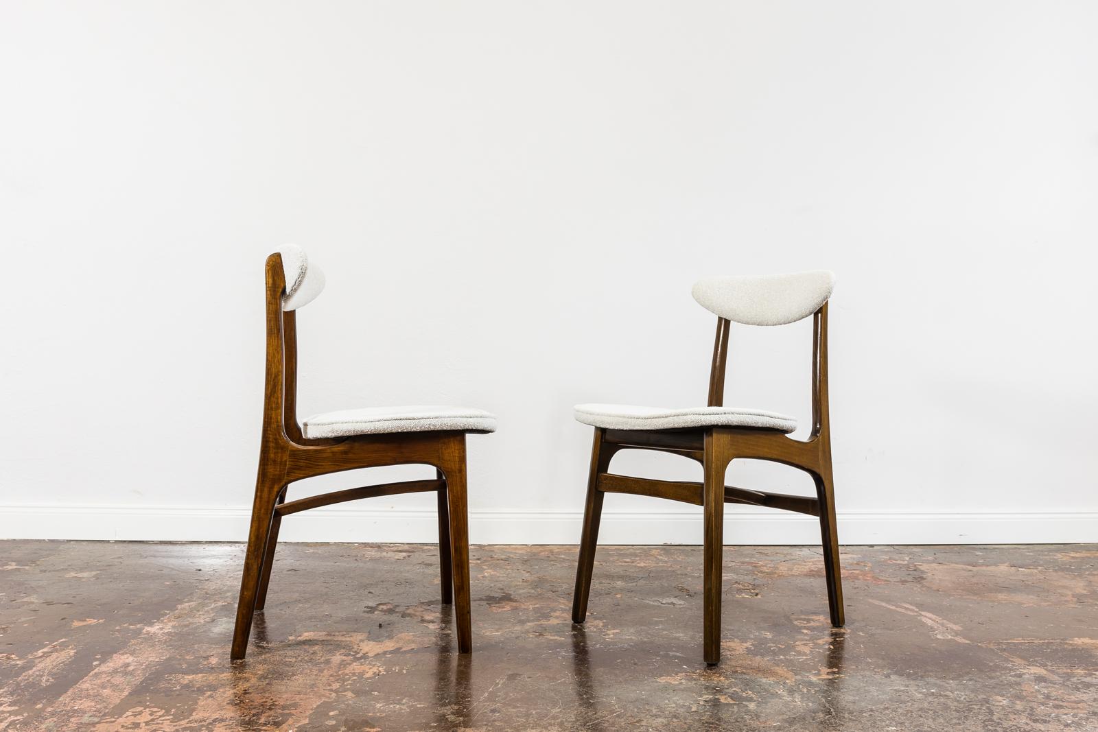 Curated visual reference: Restored Minimalist Dining Chairs For Sale Locally Reference: Set Of 8 White Restored Vintage Dining Chairs By Rajmund