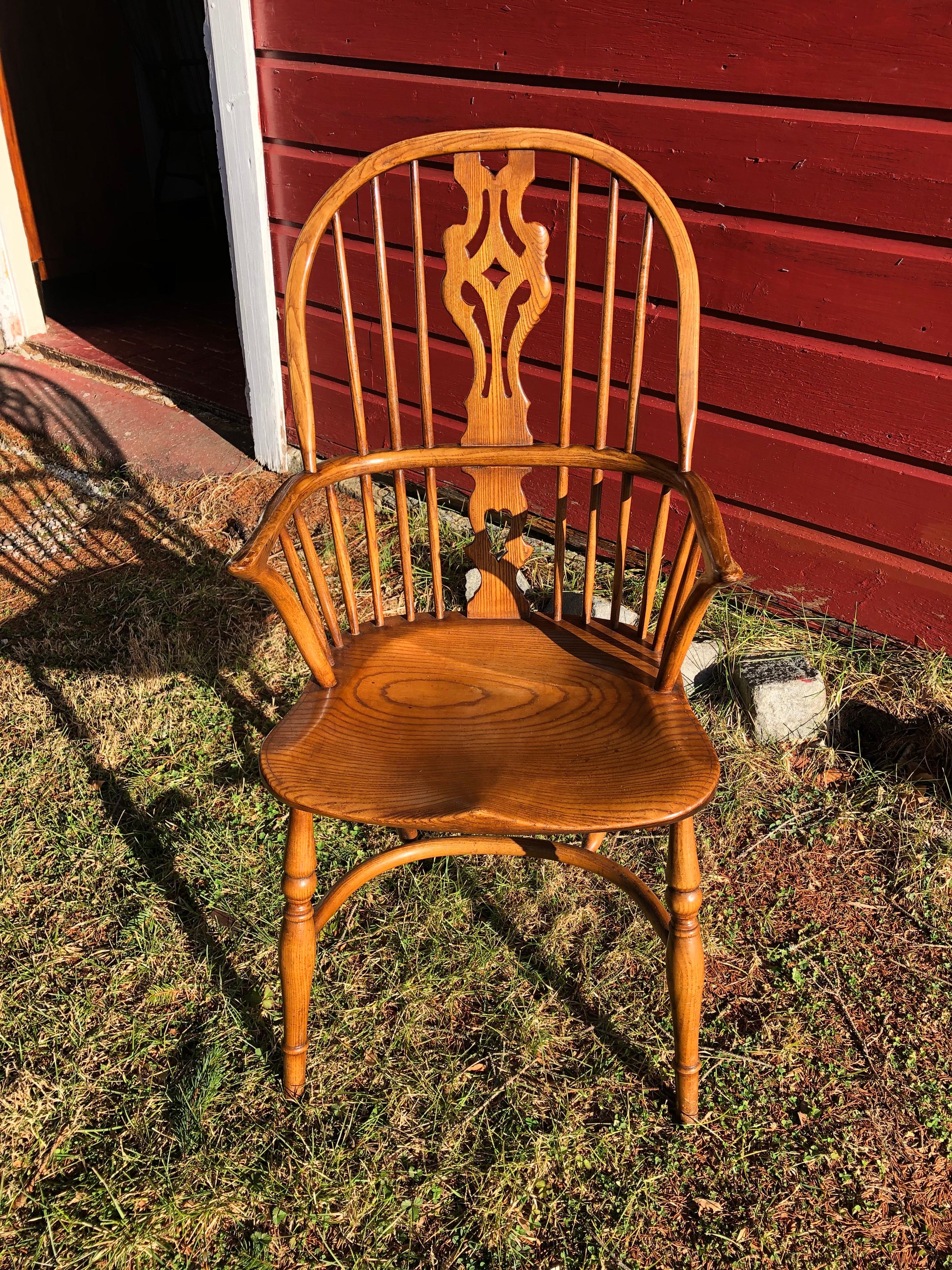 English Set of Windsor Chairs For Sale