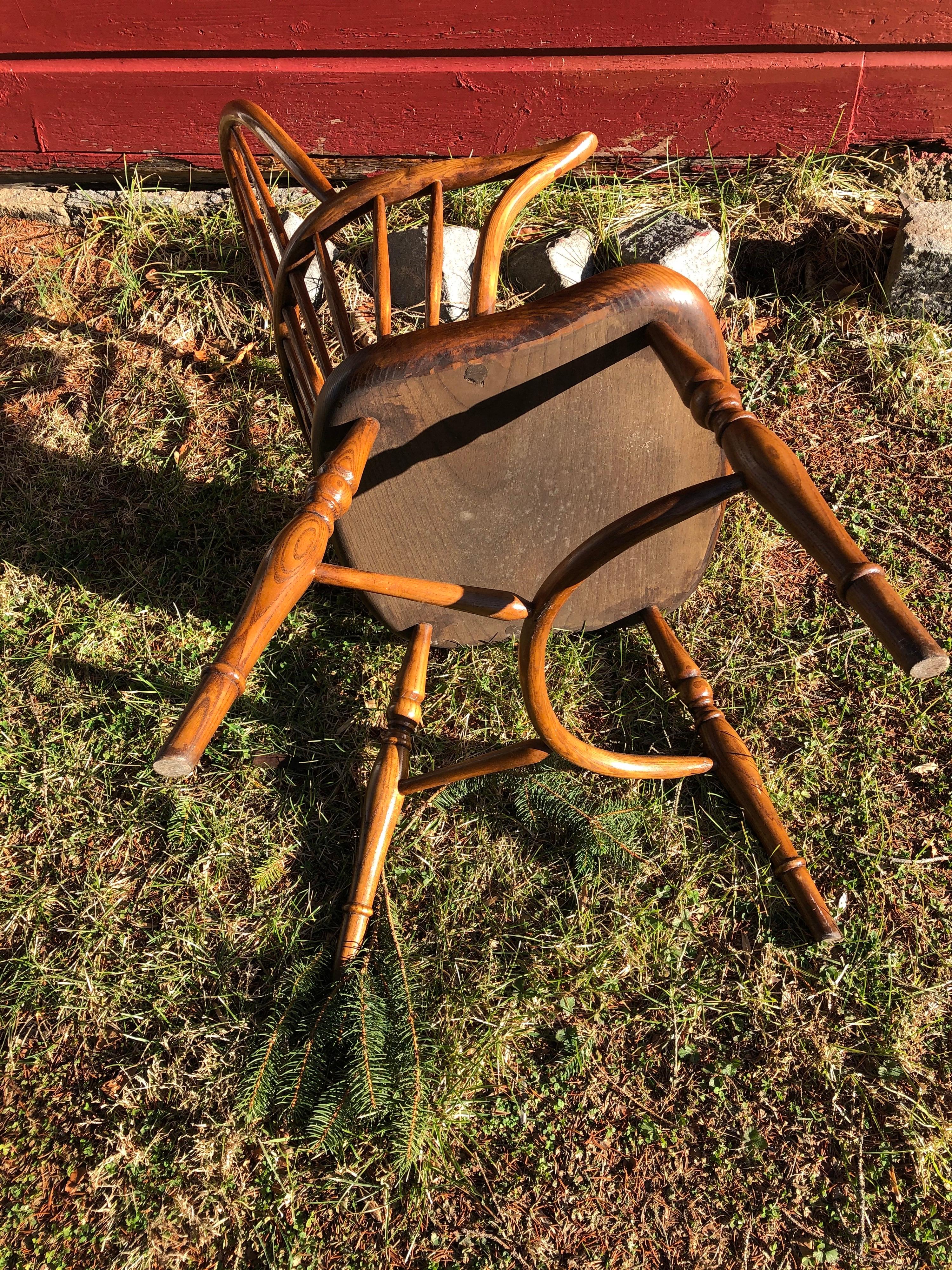Elm Set of Windsor Chairs For Sale