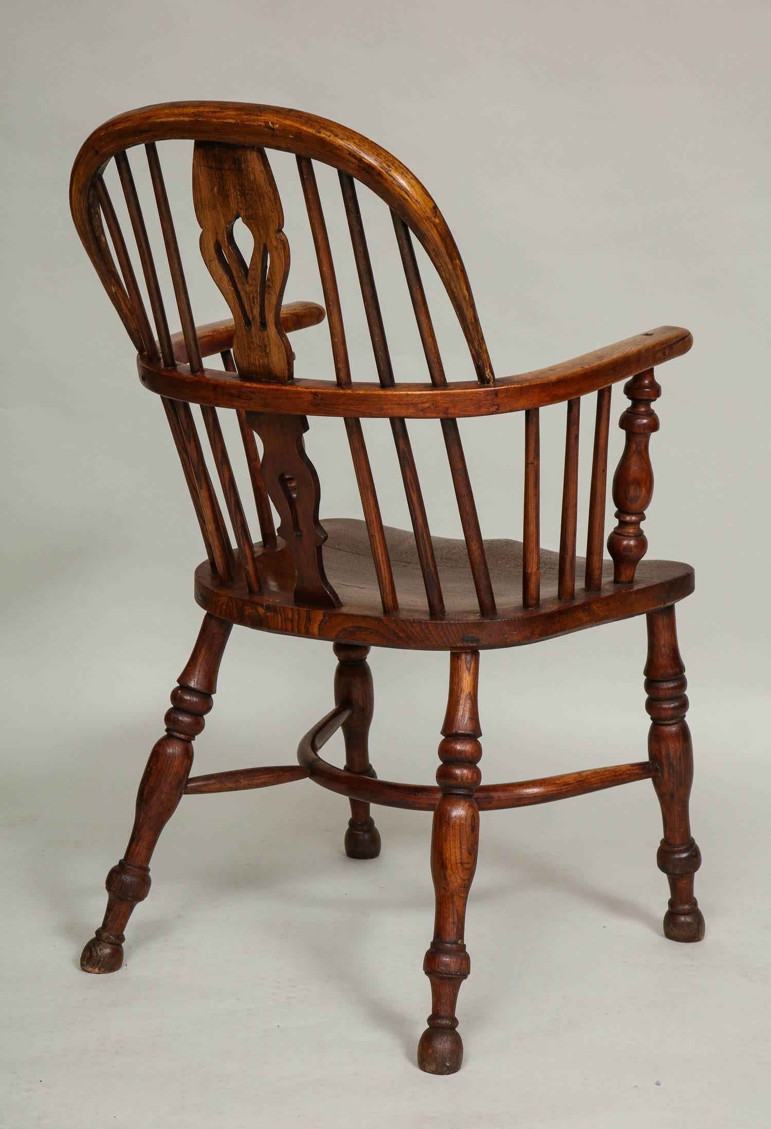 19th Century Set of Eight Windsor Chairs
