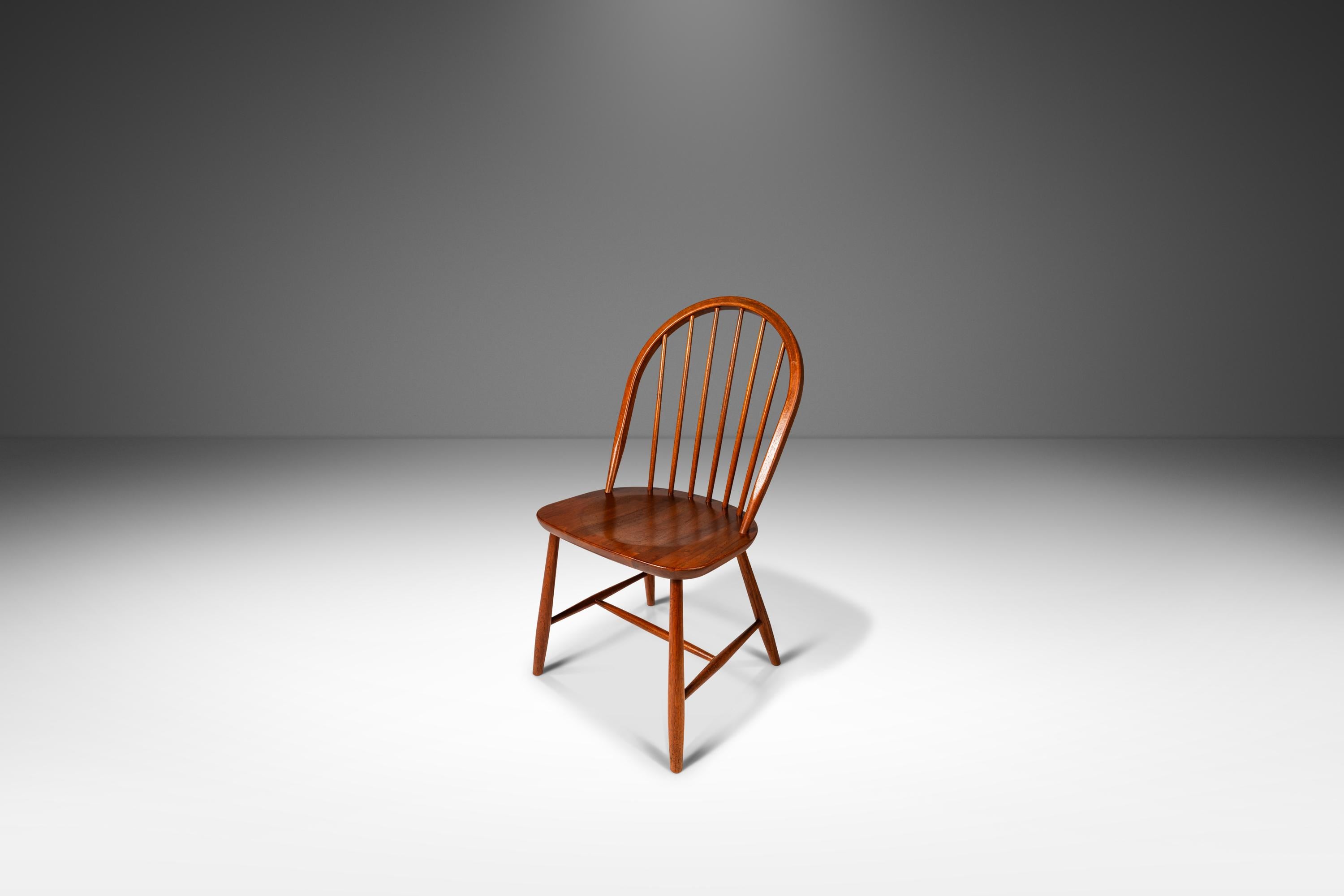 Mid-Century Modern Set of 8 Windsor Dining Chairs by Erik Ole Jørgens for Tarm Stole, Denmark, 1960