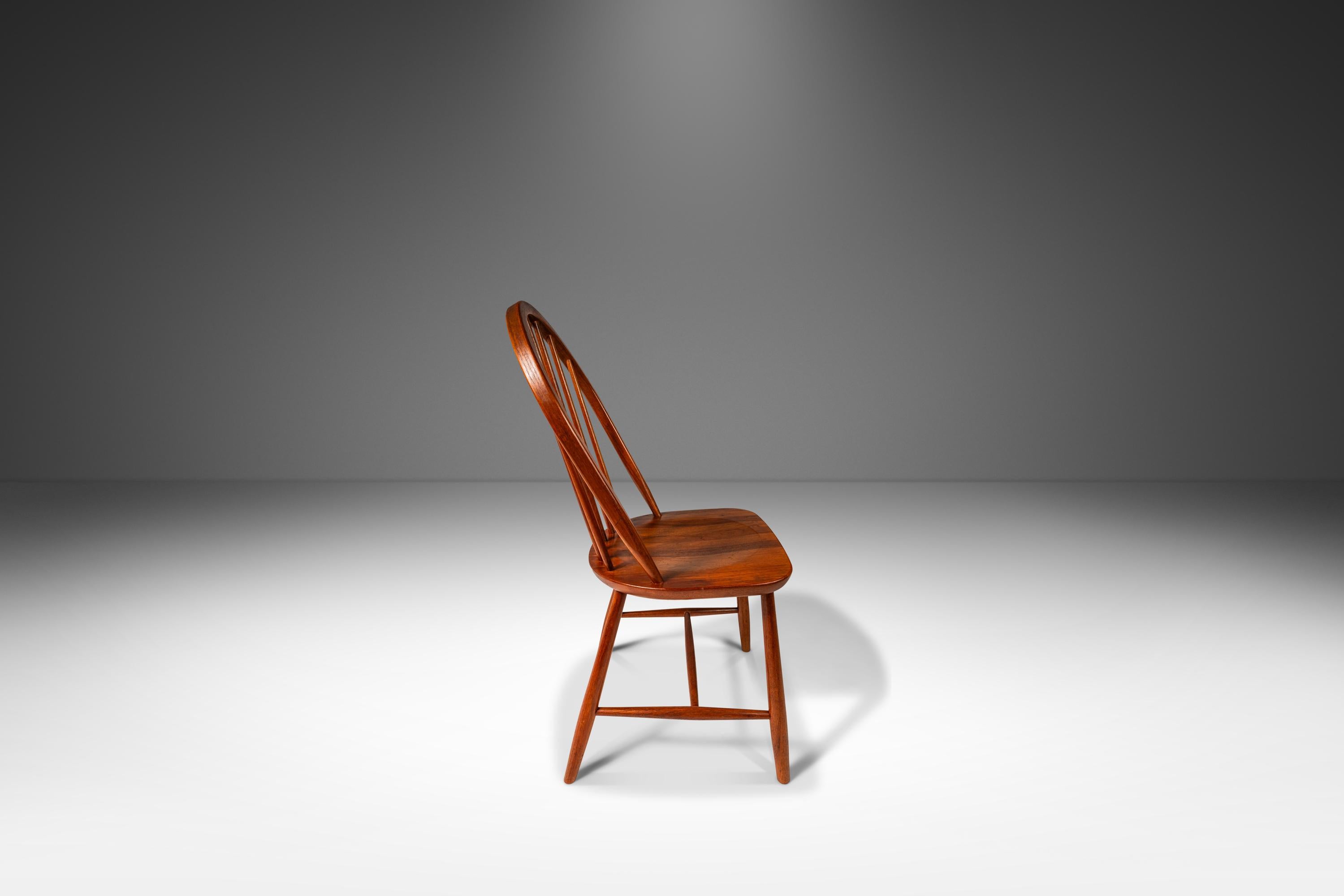 Mid-20th Century Set of 8 Windsor Dining Chairs by Erik Ole Jørgens for Tarm Stole, Denmark, 1960