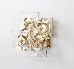 Set of 8 Wonderful Crystal Sconces by Kinkeldey, Germany, 1970s
