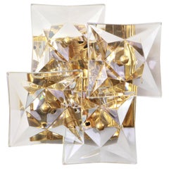 Set of 8 Wonderful Crystal Sconces by Kinkeldey, Germany, 1970s