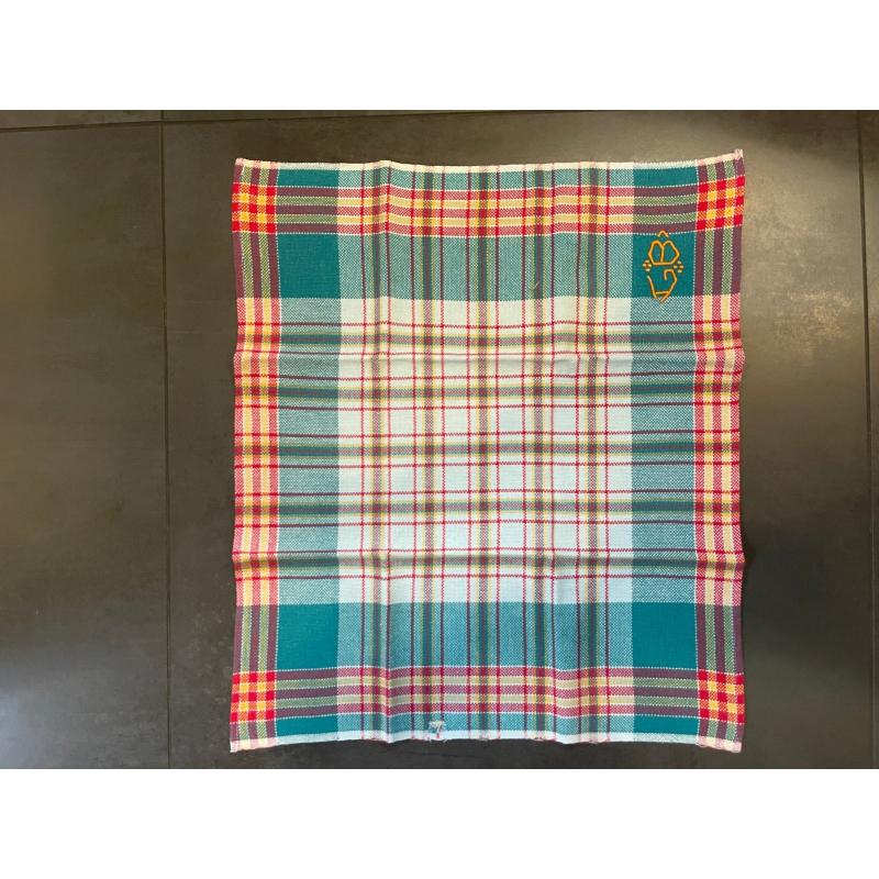 Set of 82 French Kitchen Table Towels in Linen Canvas with Embroidery, 1920s For Sale 8