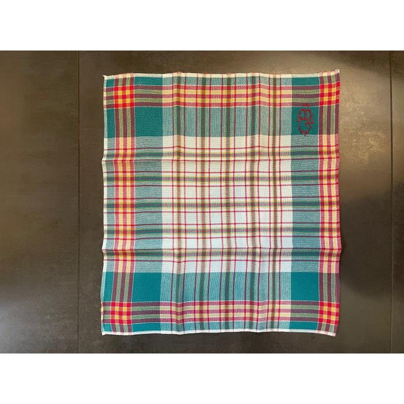 Set of 82 French Kitchen Table Towels in Linen Canvas with Embroidery, 1920s For Sale 16