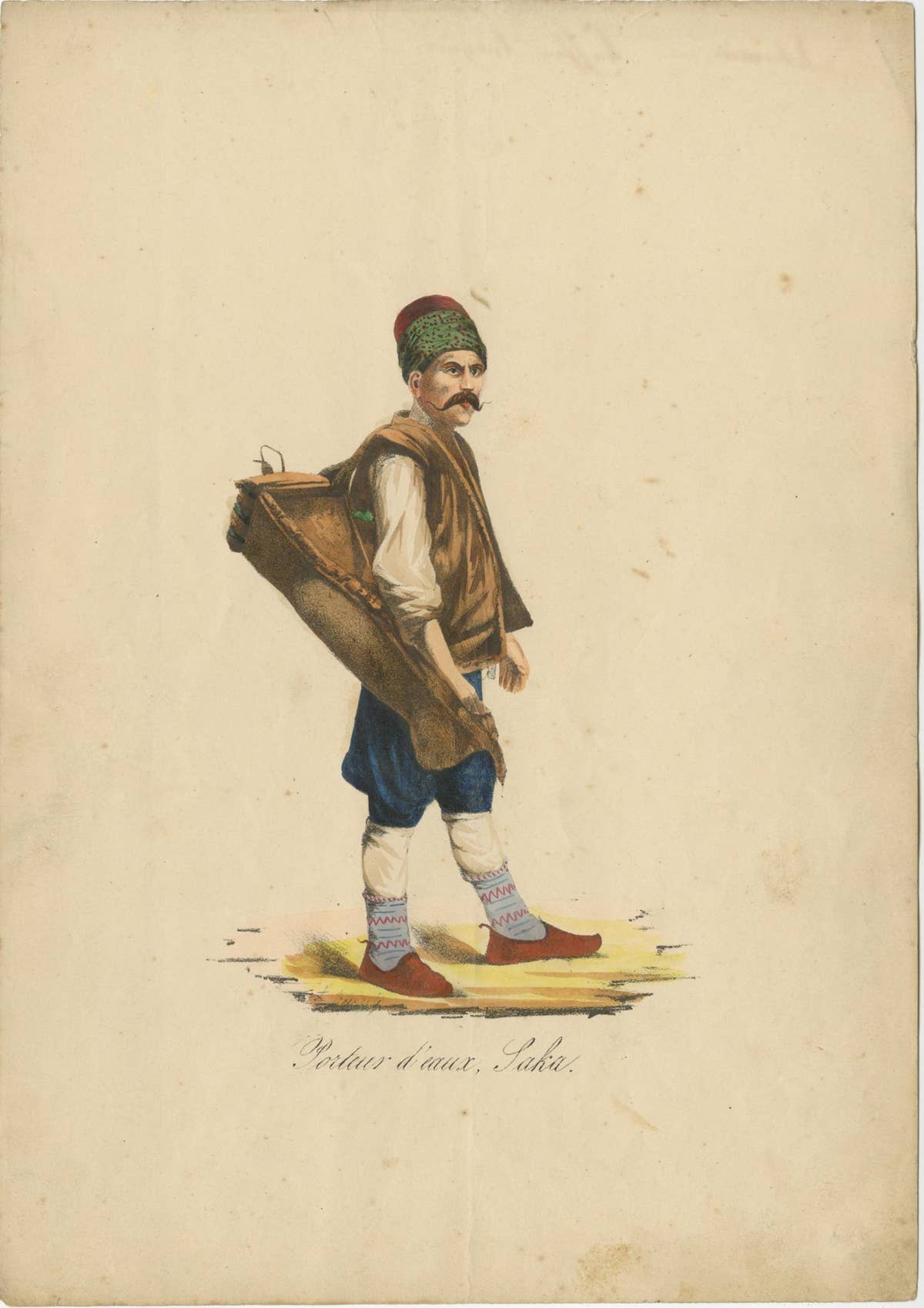 Set of 9 Antique Costume Prints, Turkey, Albania, Anatolia, 'c.1840'