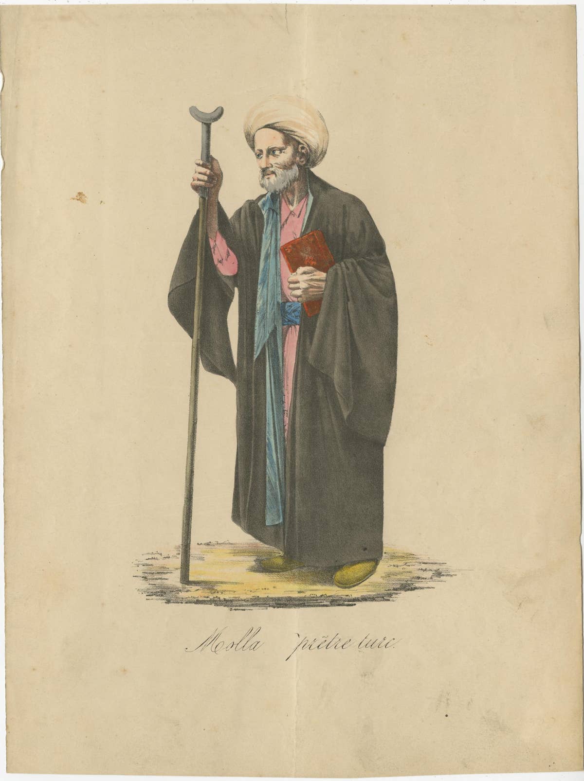 Set of 9 Antique Costume Prints, Turkey, Albania, Anatolia, 'c.1840'