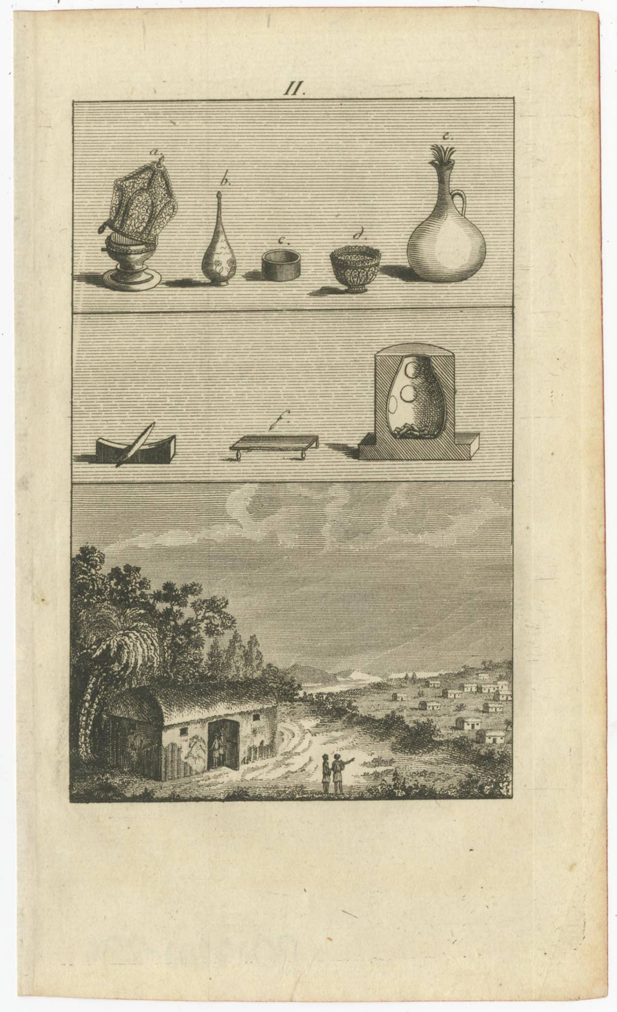Set of 9 Antique Prints of various Figures and Objects 'c.1790'
