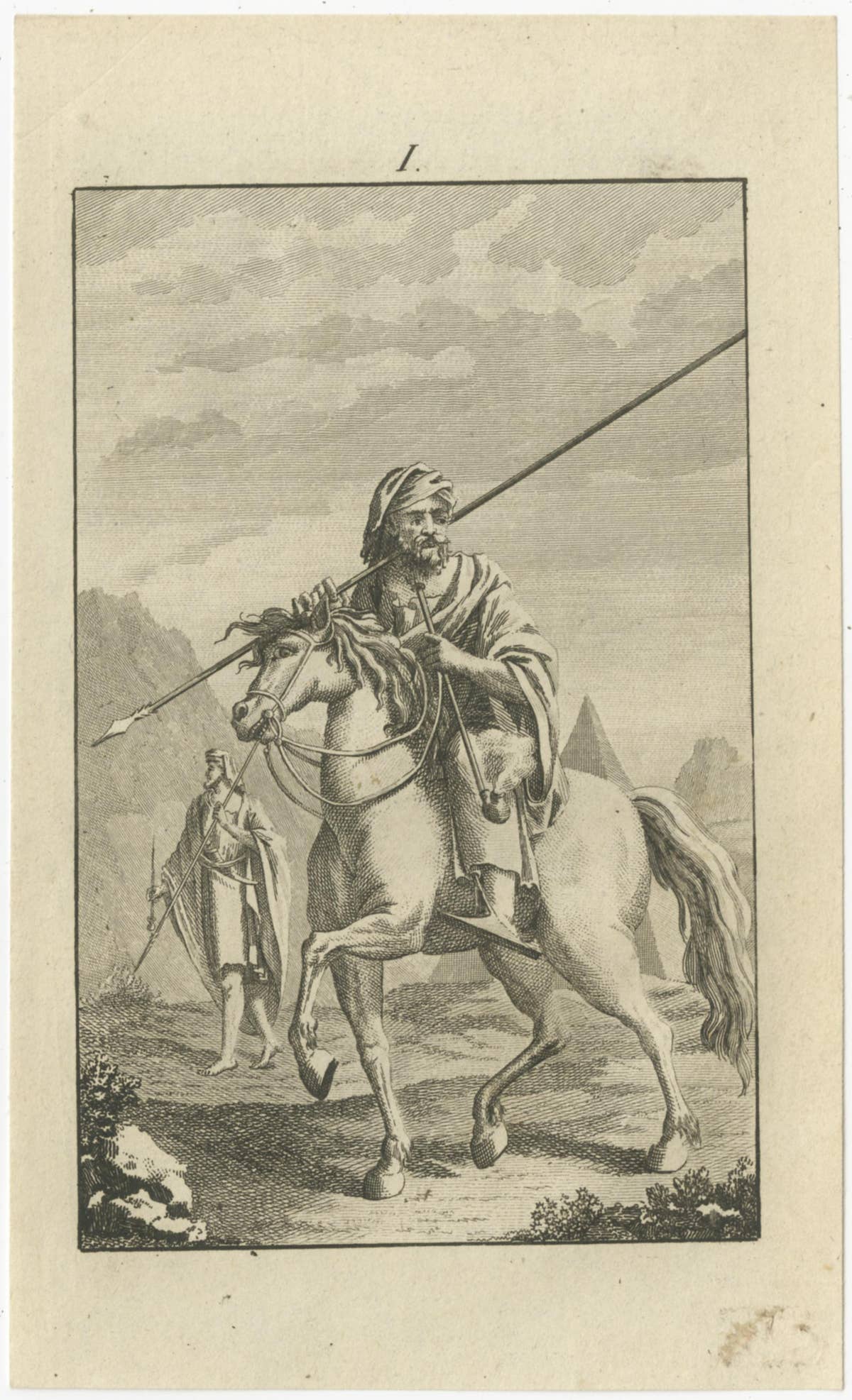 Set of 9 Antique Prints of various Figures and Objects 'c.1790'