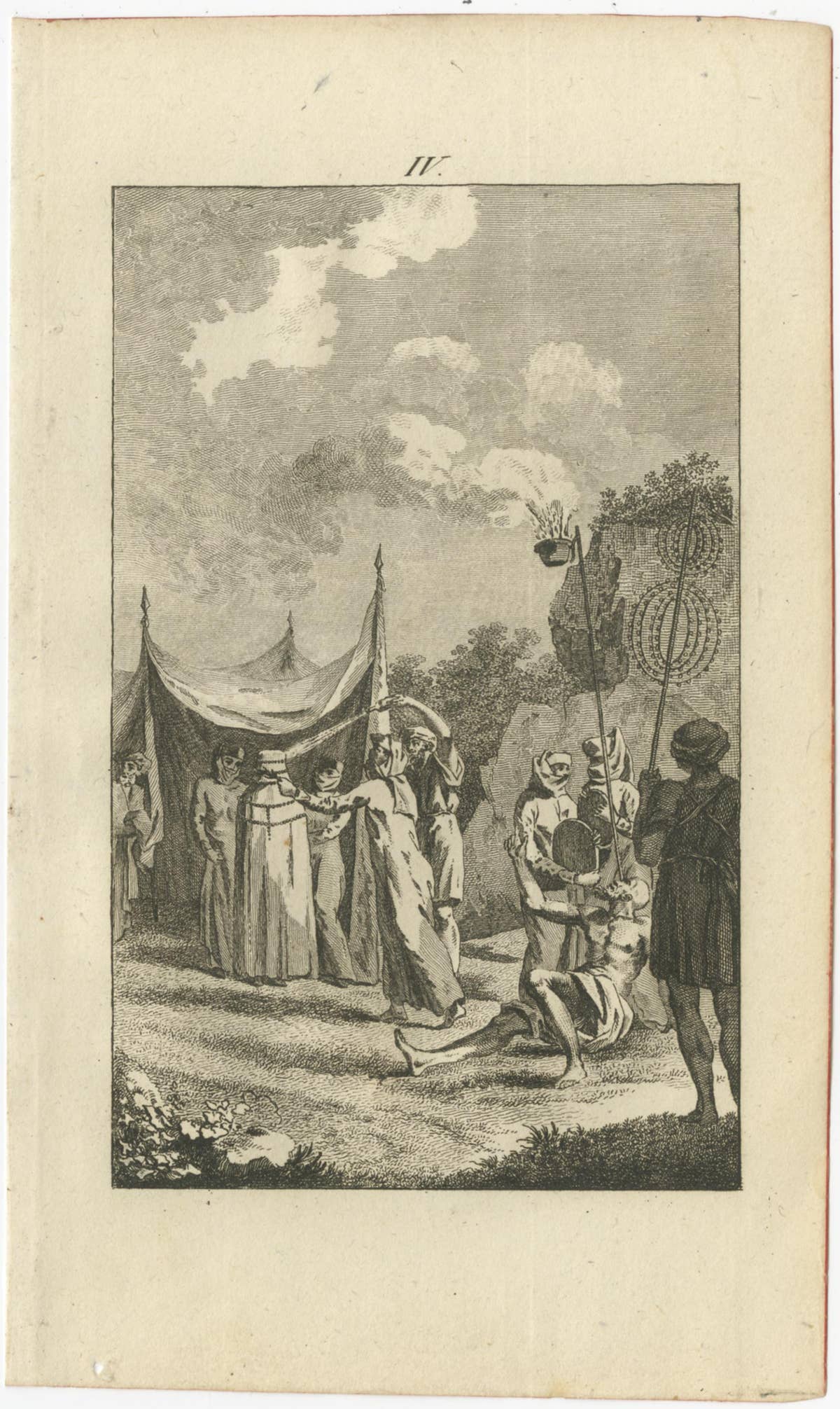 Set of 9 Antique Prints of various Figures and Objects 'c.1790'