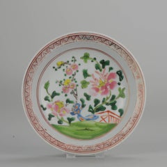 Set of 9 Chinese Porcelain Plates, SE Asian Market Straits Bencharong