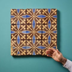 Set di 9 piastrelle a encausto di Minton & Co.