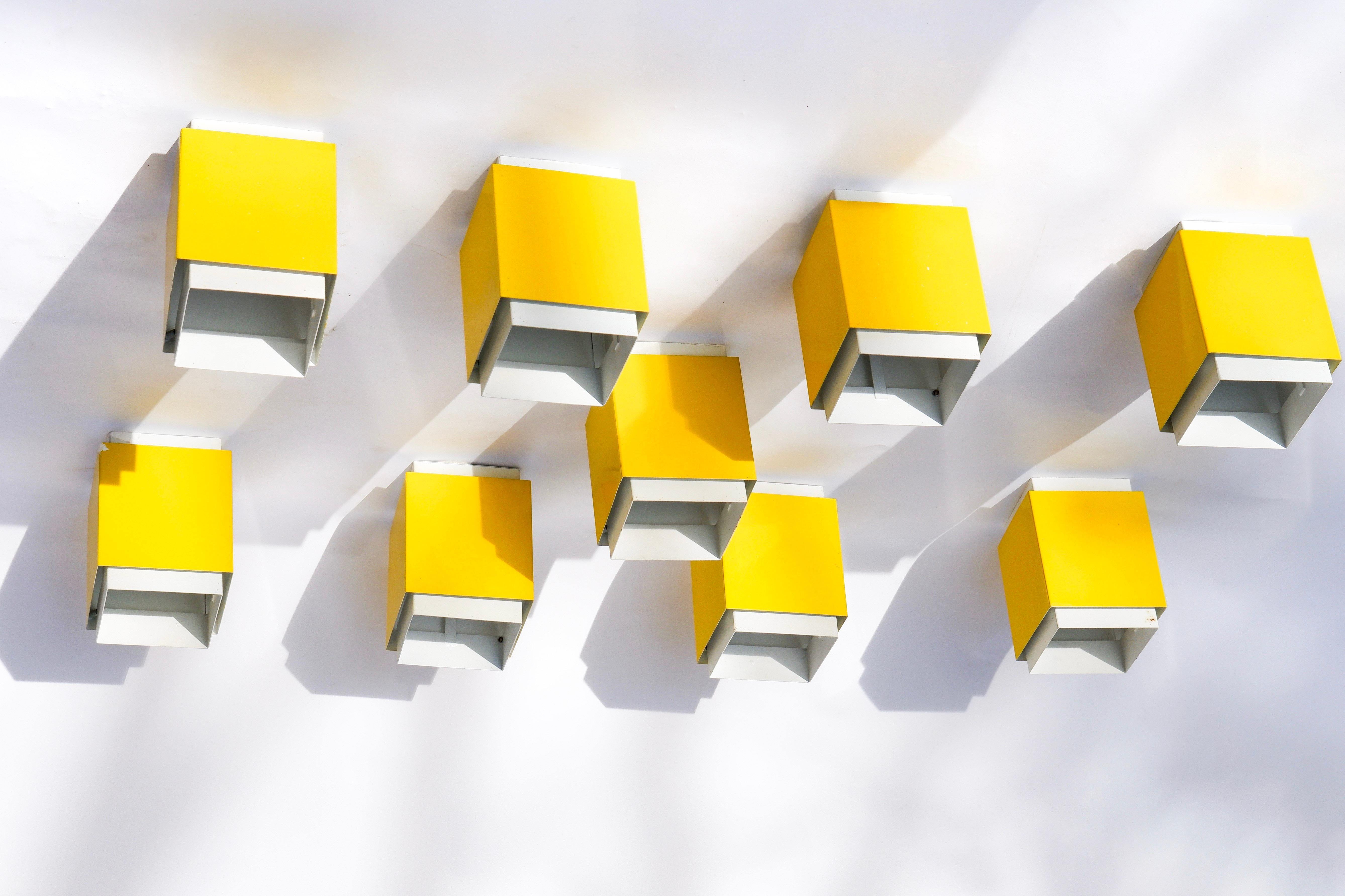 Ensemble de 9 Lights à encastrer, Design/One, Suède, circa 1970. en vente 6