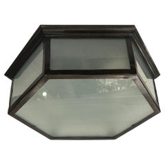 Set of 9 Flush-Mounted Light Fixtures, Sold Individually