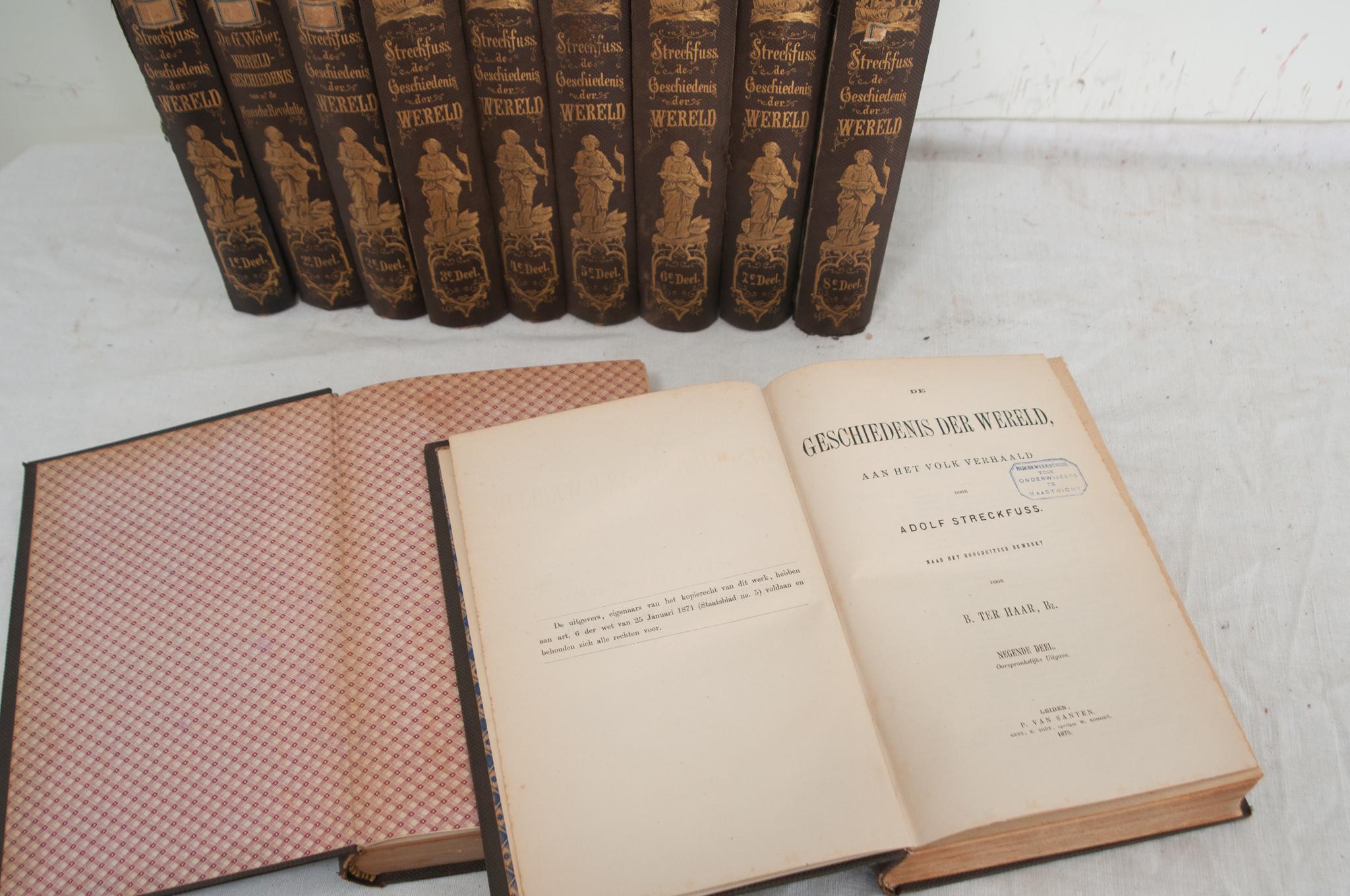 19th Century Set of 11 French History Books