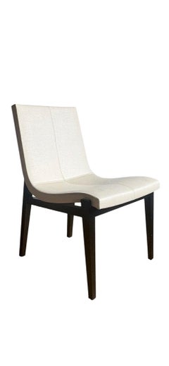 Set of Nine - Holly Hunt "Siren" Dining Chairs, Leather, Mid-Century