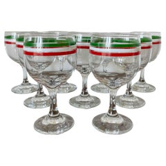 Set of 9 Italian Wine Glasses