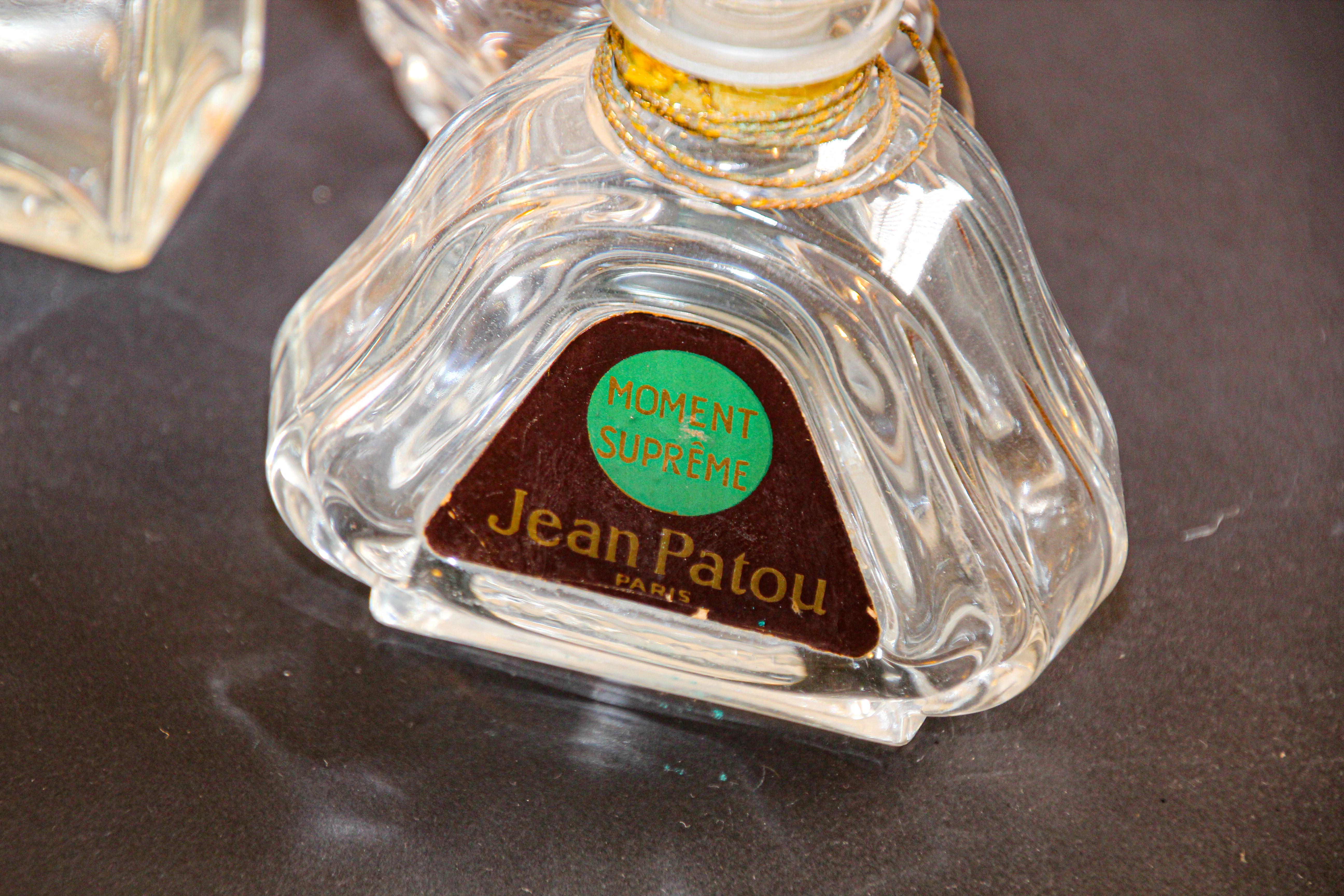 Art Deco Set of 9 Lalique Creation Collectible Perfume Bottles